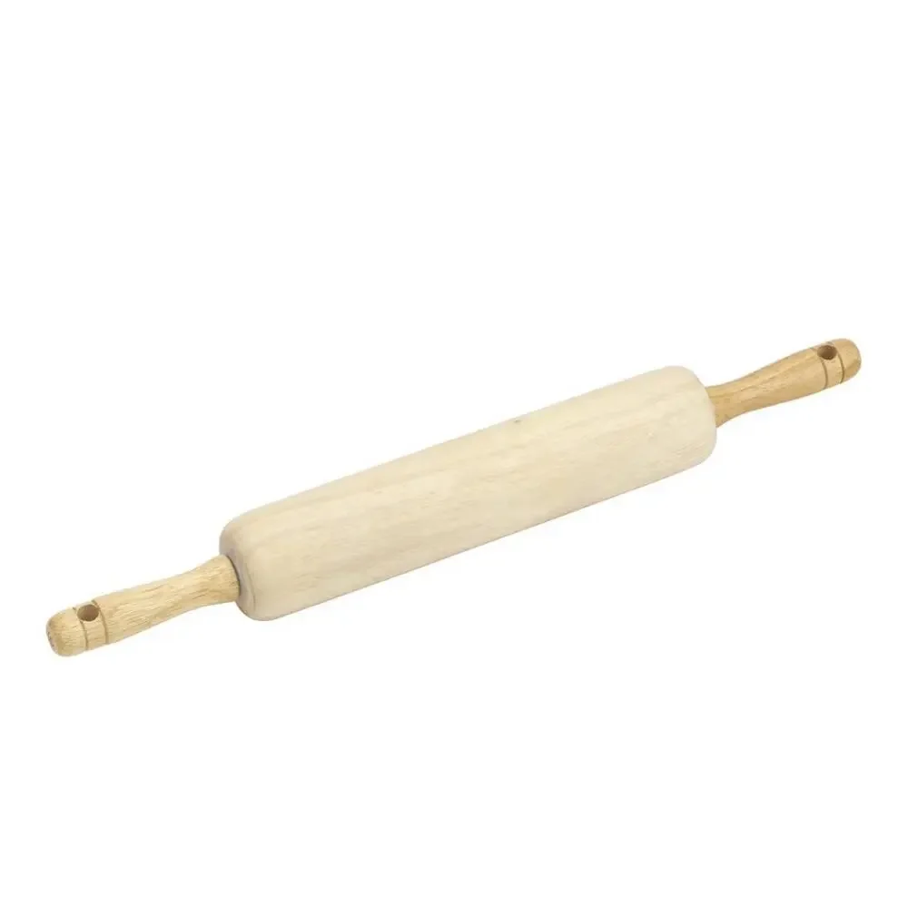 GoodCook Classic Wooden Rolling Pin with Easy Roll Bearings